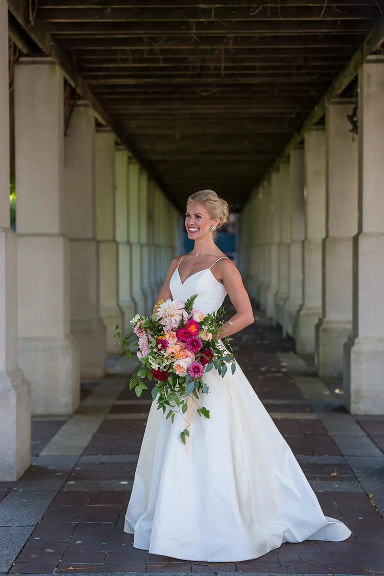 Wedding Reception at Anderson Pavilion in Cincinnati, Ohio. Flowers by Floral Verde. Photo by 1326 Studios.