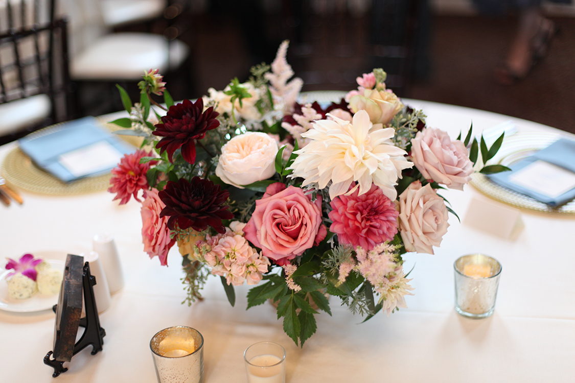 Wedding at The Monastery Event Center in Cincinnati, Ohio. Flowers by Floral Verde.
