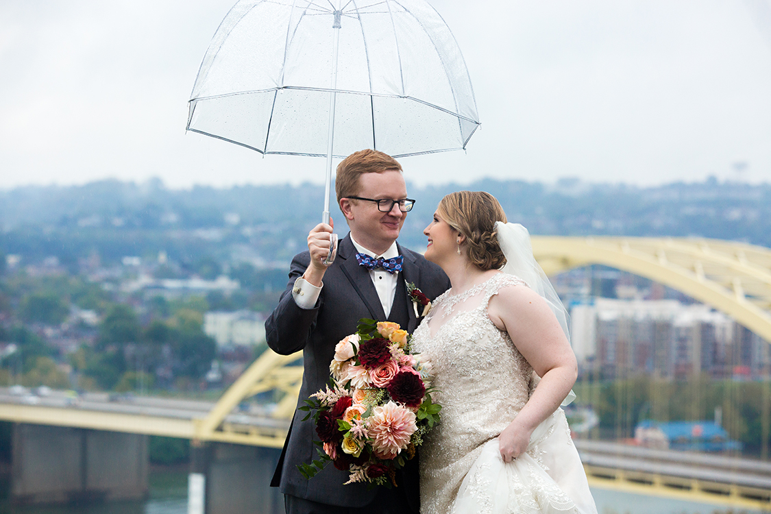 Wedding at The Monastery Event Center in Cincinnati, Ohio. Flowers by Floral Verde. Photo by Parisi Images.