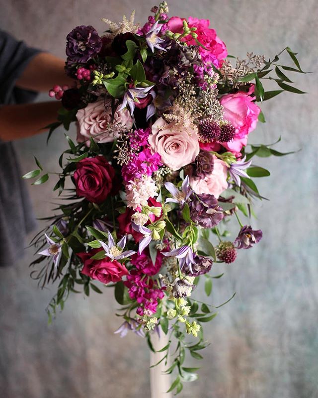 Sarah's bridal bouquet from her Saturday wedding at @dreespavilionky. Love and best wishes to Sarah and Joe! 💕