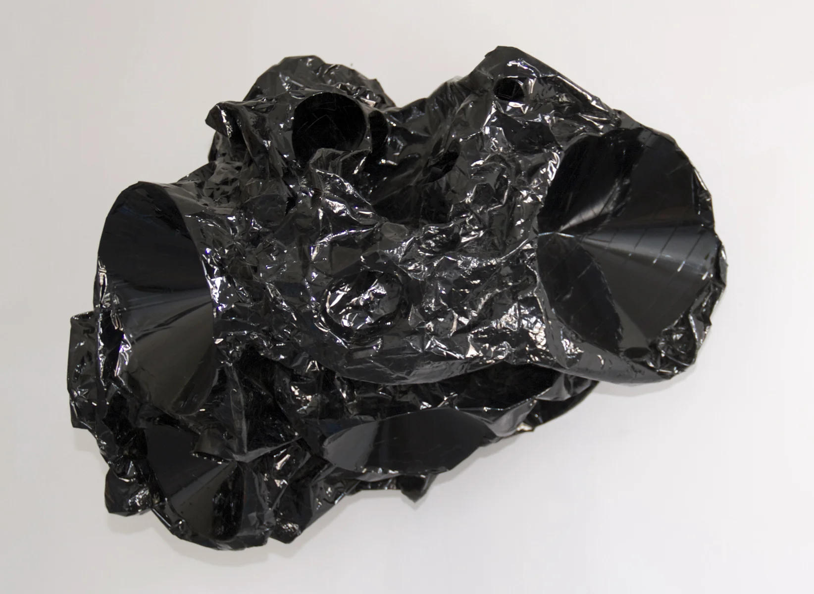 Canker , Mylar tape, plastic, aluminum, motor, 2012