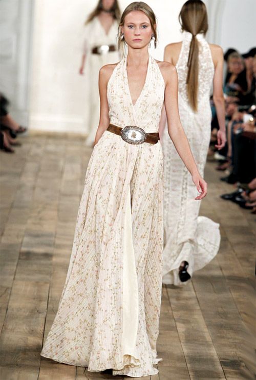 A modern and flowey Ralph Lauren maxi 