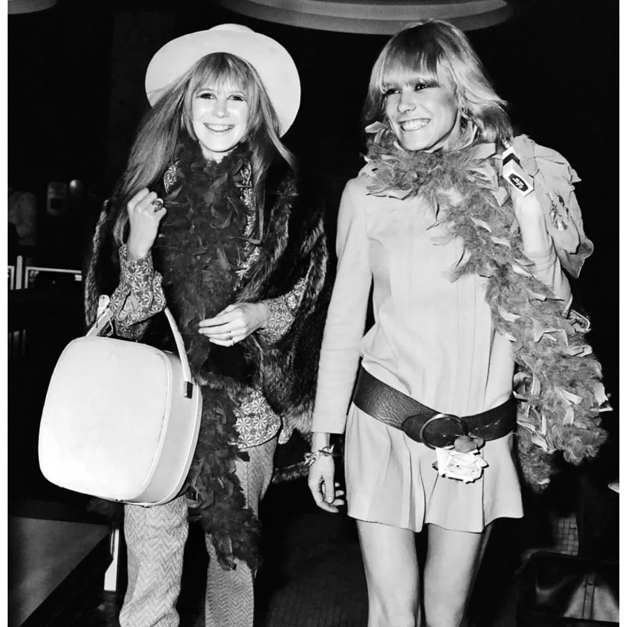 1970s Marianne Faithful and Anita Pallenberg wearing boho styles you'll see now. 
