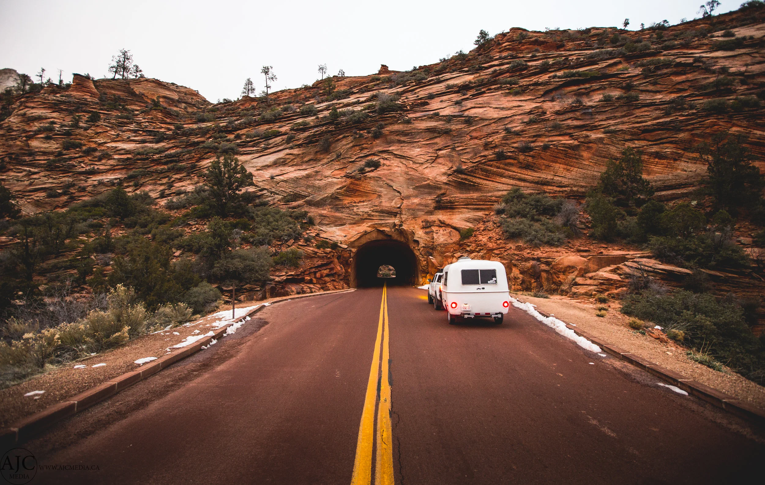 There is a 1.6 mile tunnel like this carved out of the rock leading out of the Zion, it was completed in 1934, which I find pretty incredible...it's a tunnel through a mountain, that's some serious work!