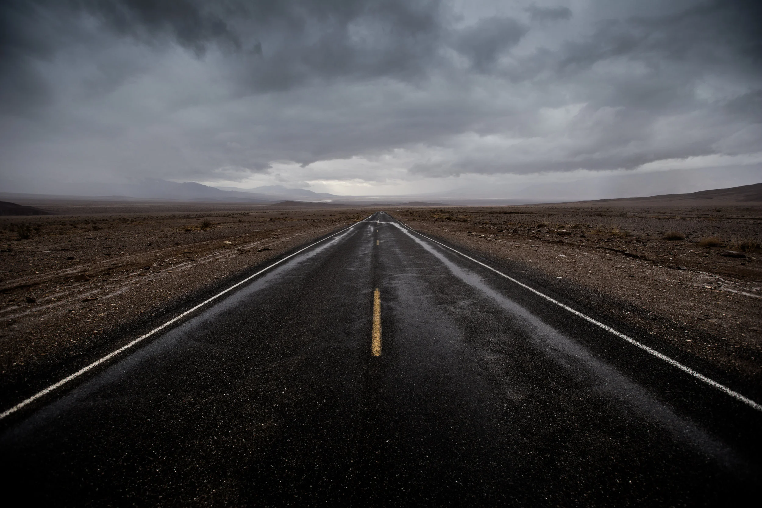 The roads just stretch on like this forever...
