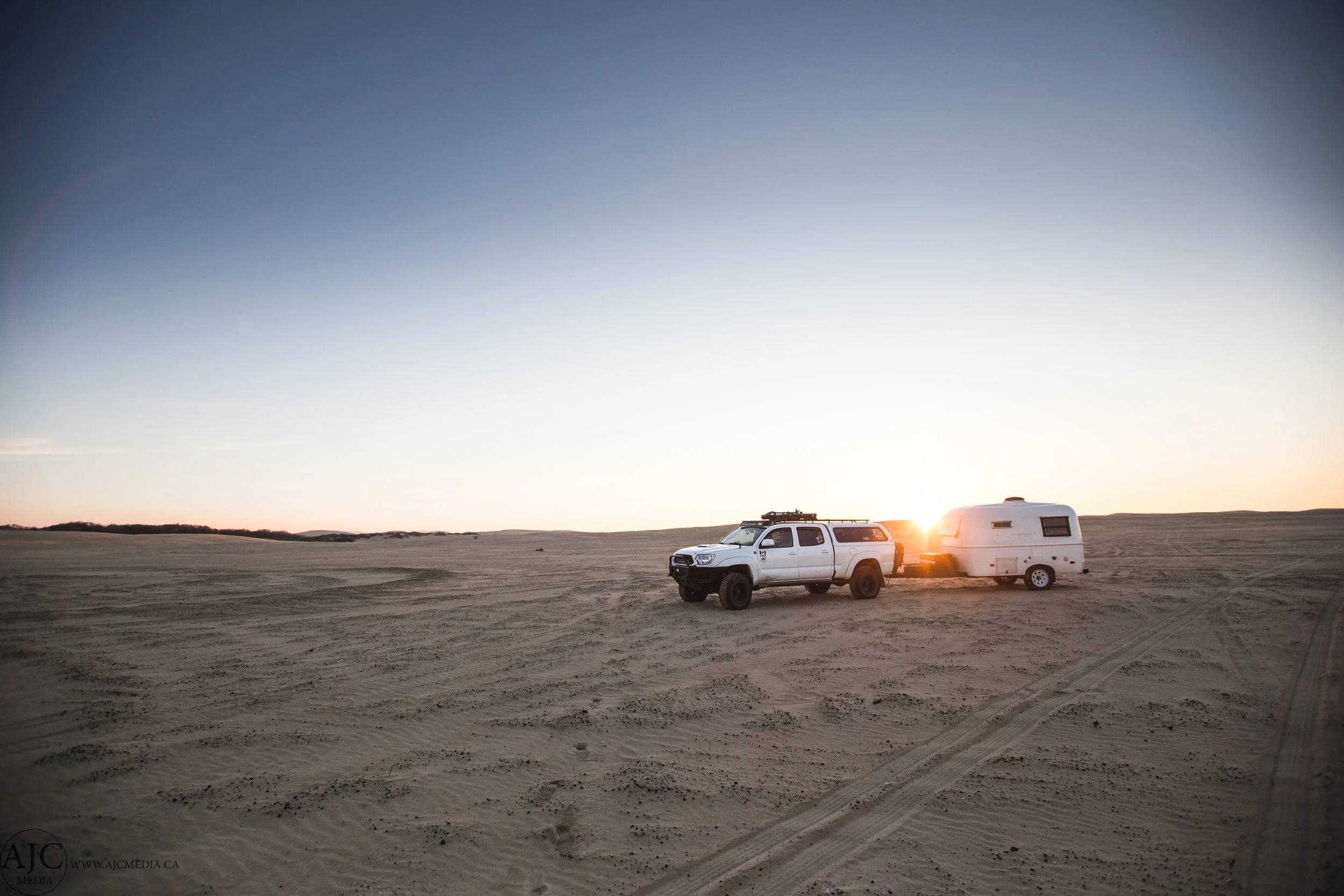 Just park in the middle of the massive sand plot beside the ocean...then call it home.