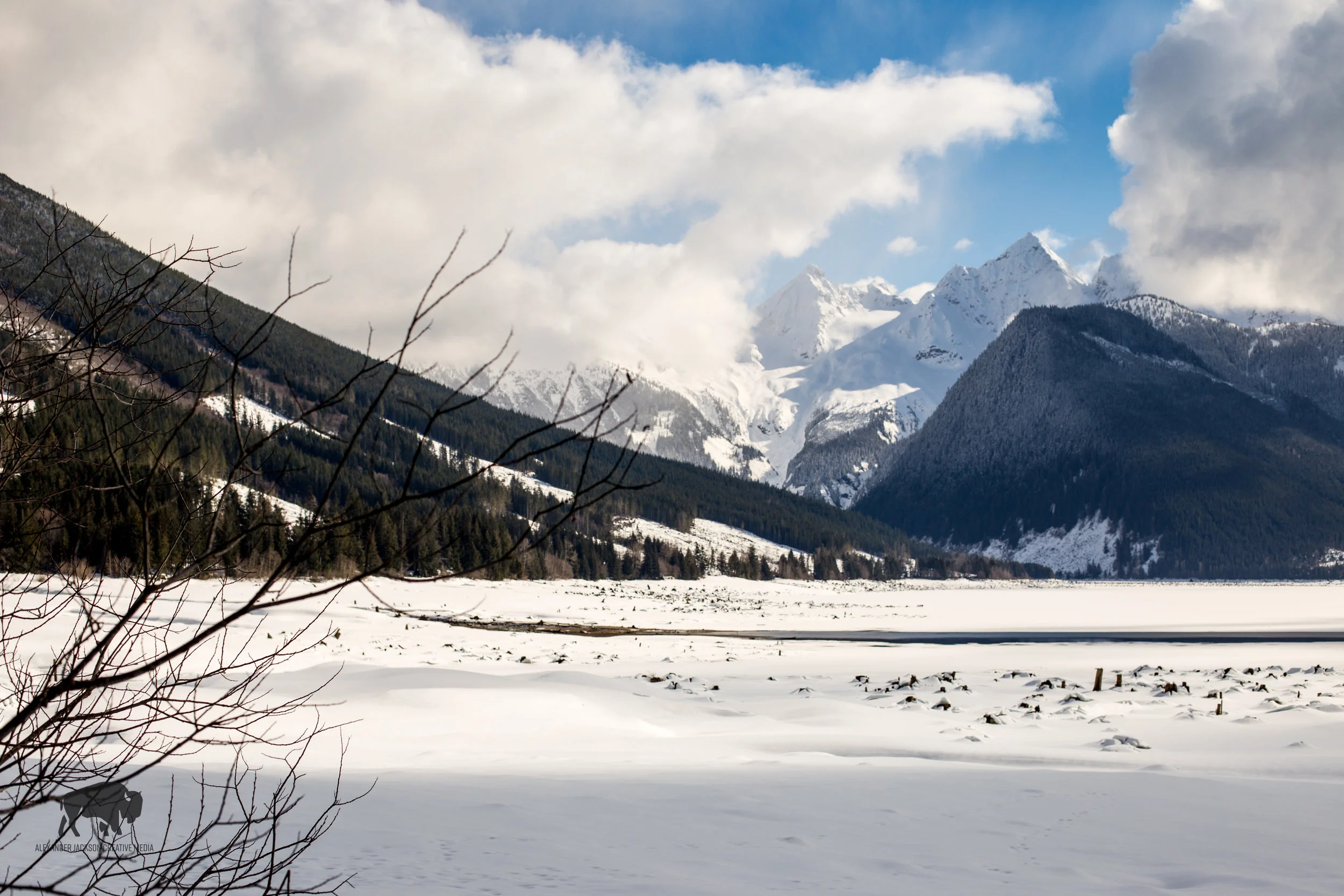 I leave you with a view of Jones lake and whatever mountains lay beyond.