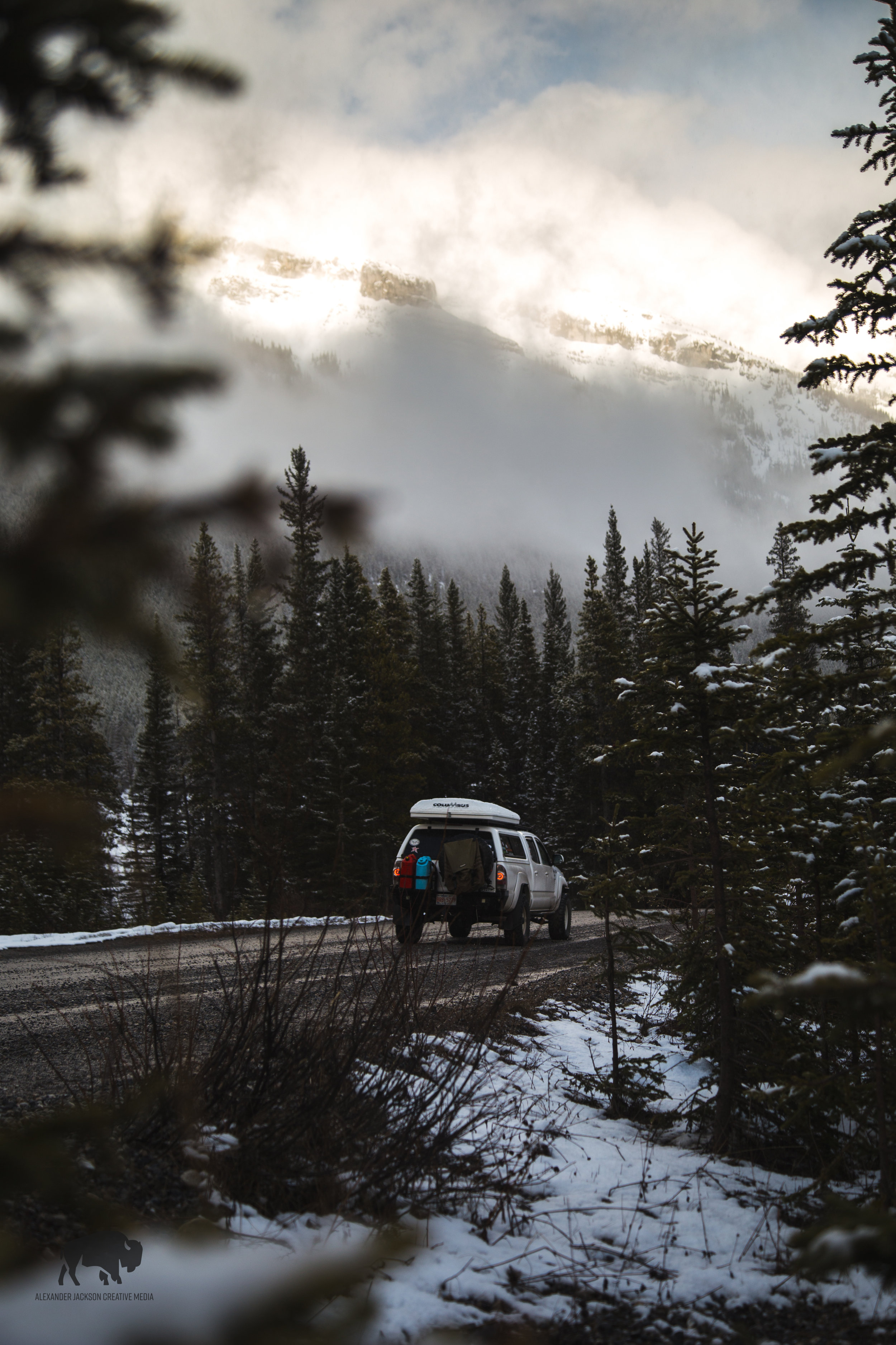 First shots in Spray Lakes Provincial Park, looking good already!