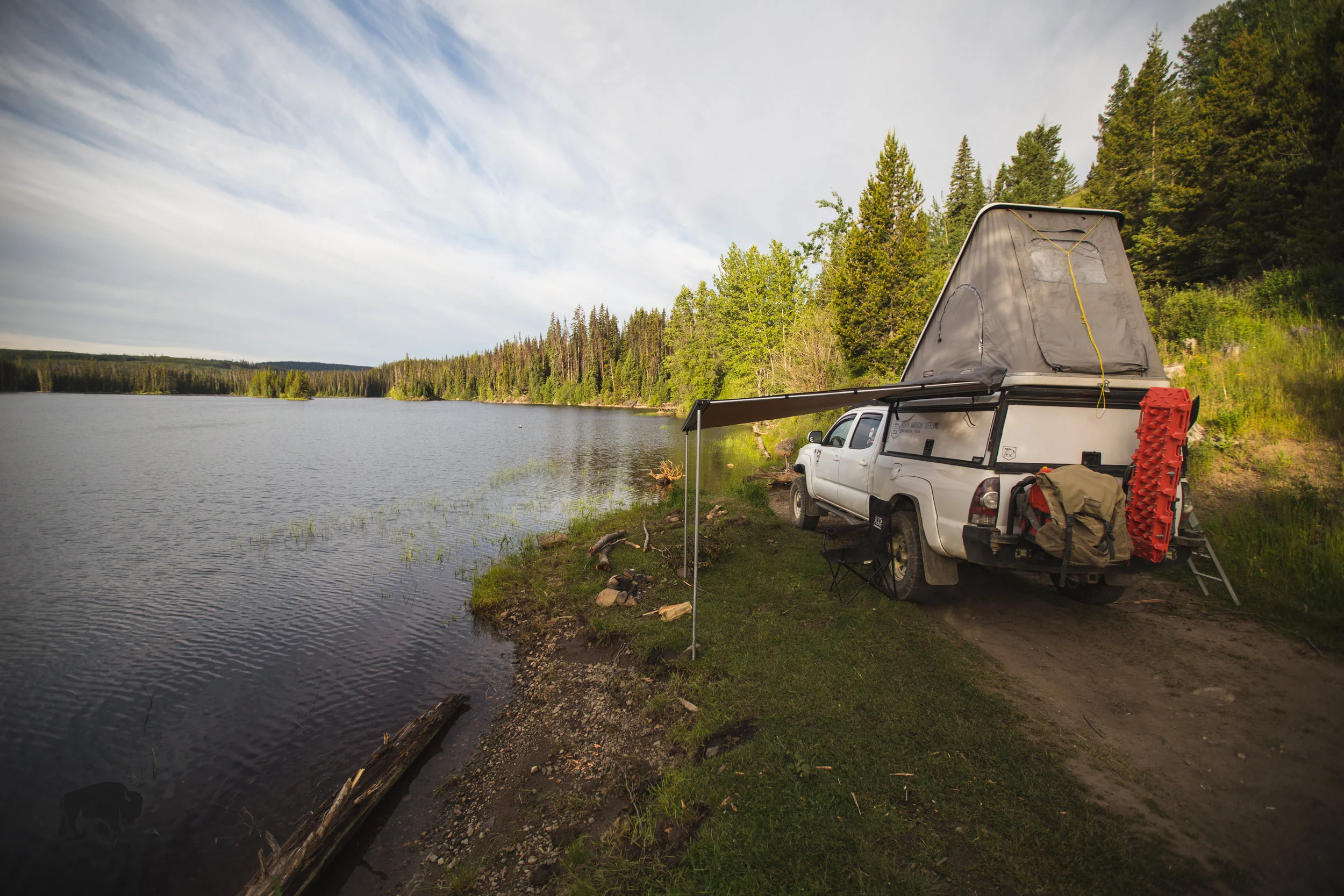Waking up is easy, leaving the campsite is the hard part.