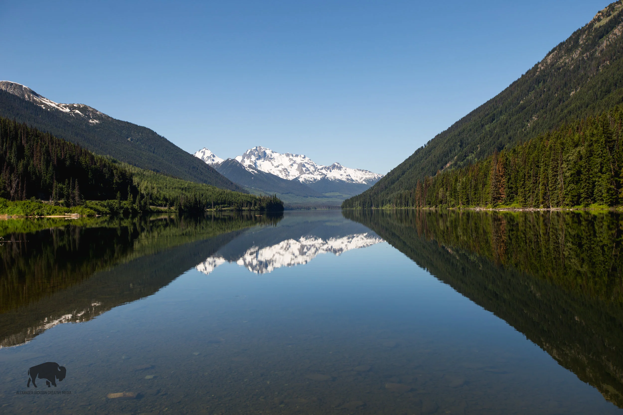 Duffey Lake, a good place to reflect...