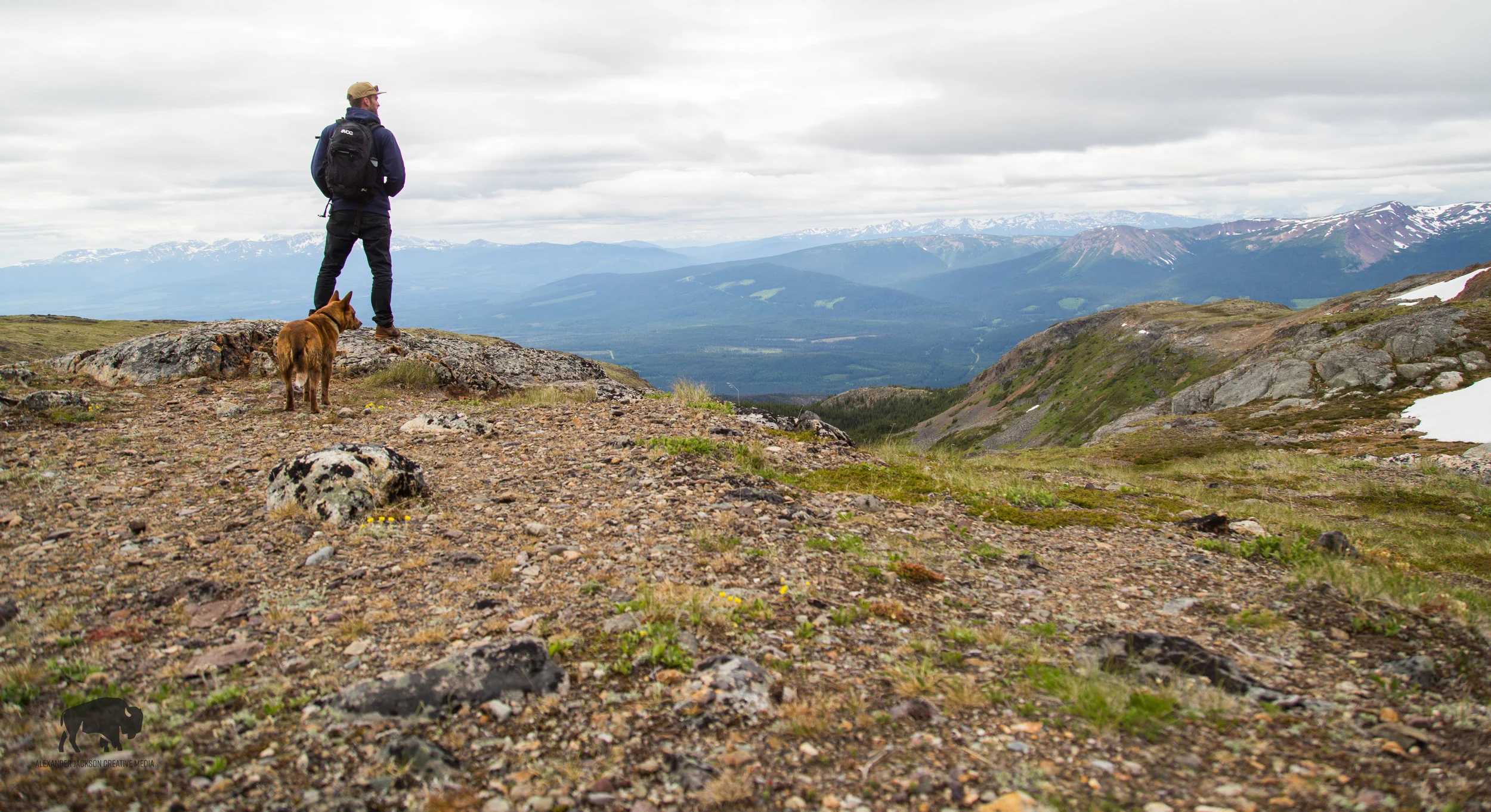 Mountain views were prime up there.