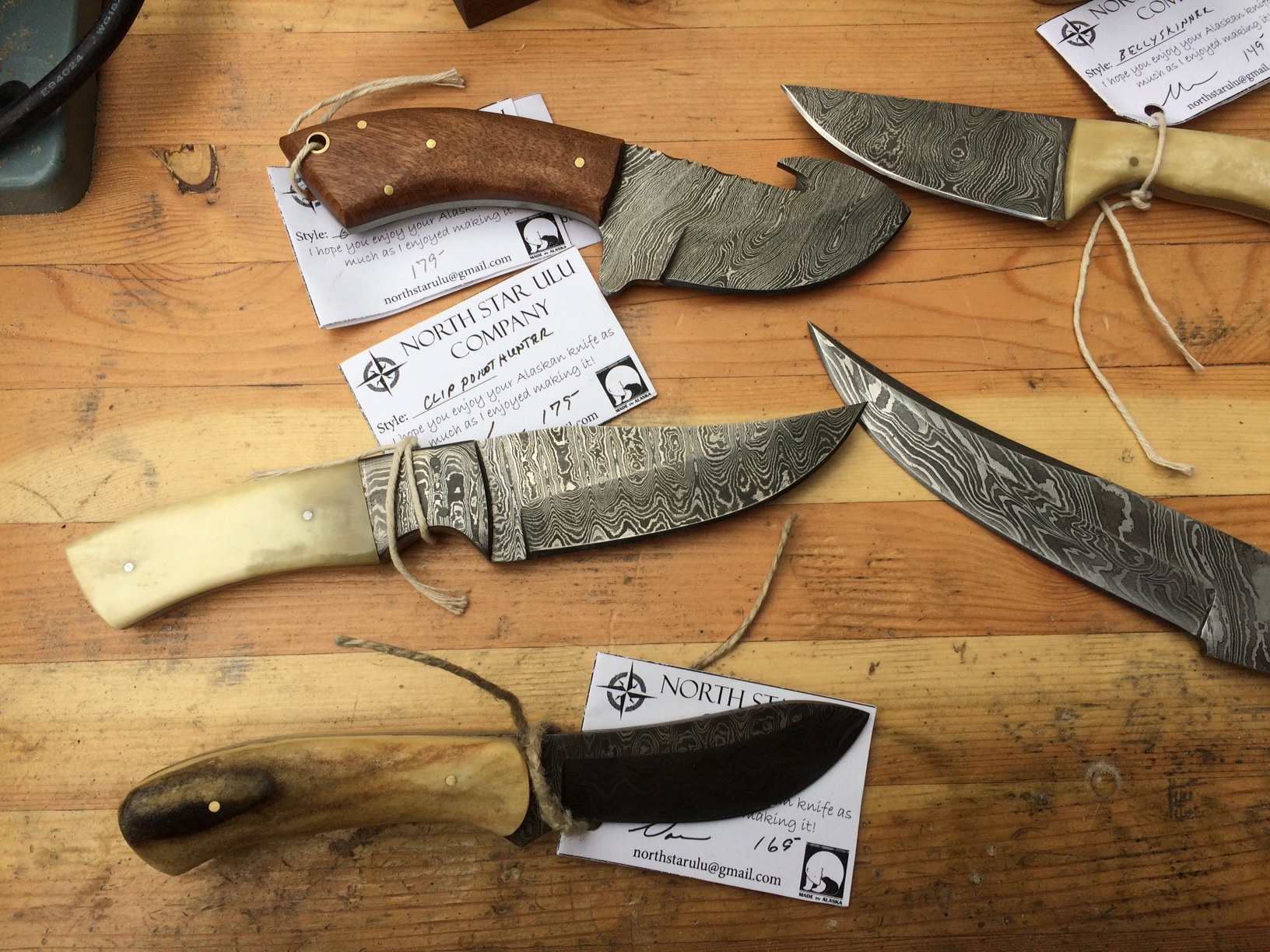 The knife I purchased, right in the middle.