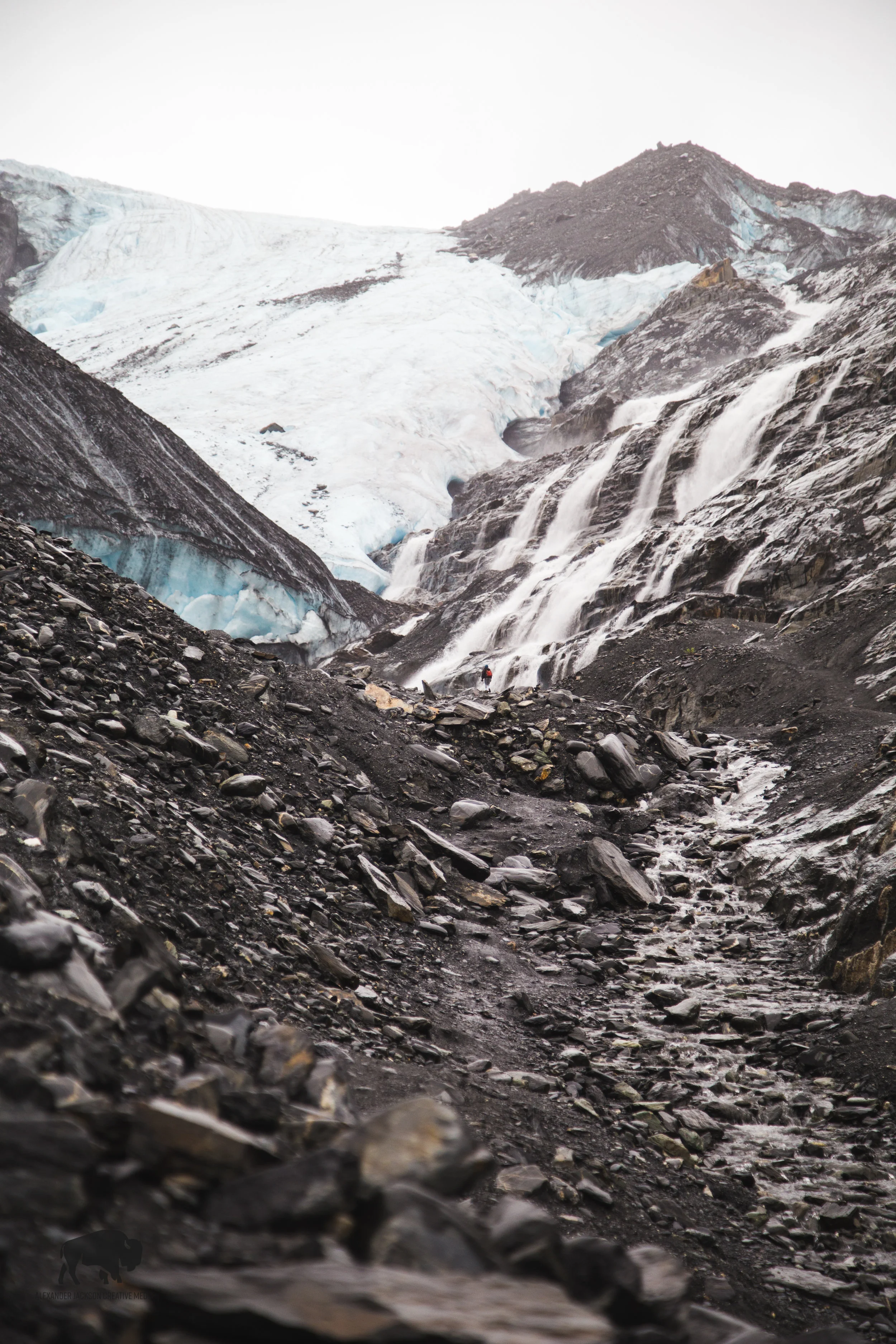 Approaching Worthington Glacier