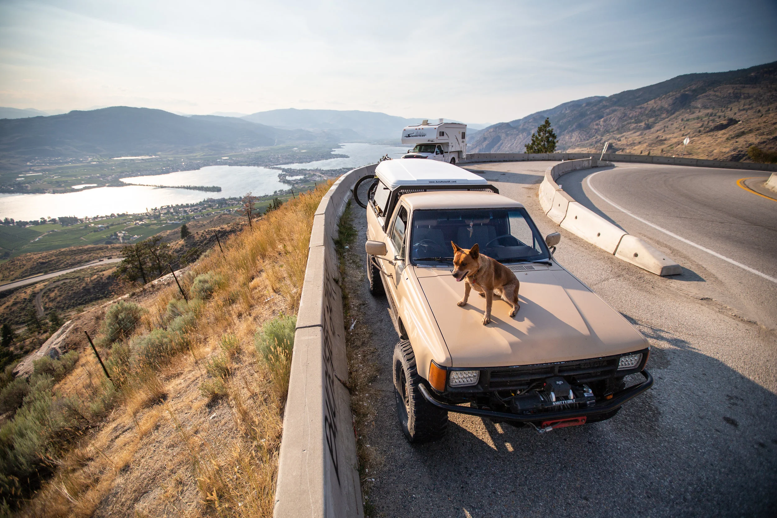 Returning to Alberta by myself I decided to take the long way home and managed to make what should have been a two journey into a week of driving. This is overlooking Osoyoos, BC.