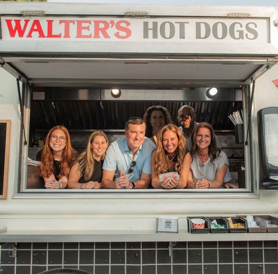 Make yourself at home ☺️ &amp; bring our food trucks to you. For booking, call 914-400-3164 or email: truck@waltershotdogs.com
📷 @thezhhteam