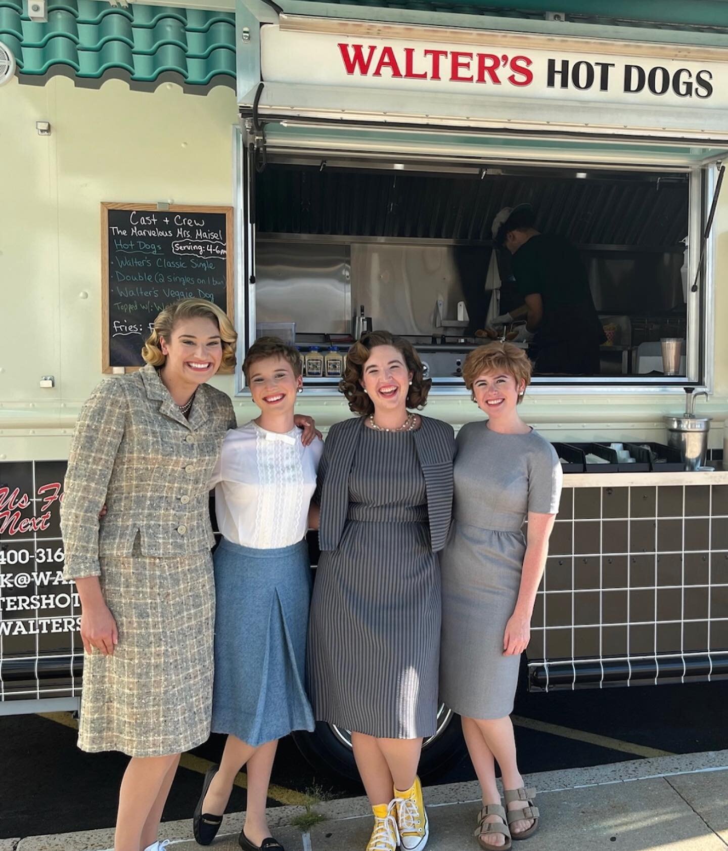 We always appreciate an opportunity to serve our community, especially the hard-working cast and crew on the set of The Marvelous Mrs. Maisel! 
🌭 + 🎬 = 😋🤩

#MrsMaisel #PrimeVideo #Waltershotdogs