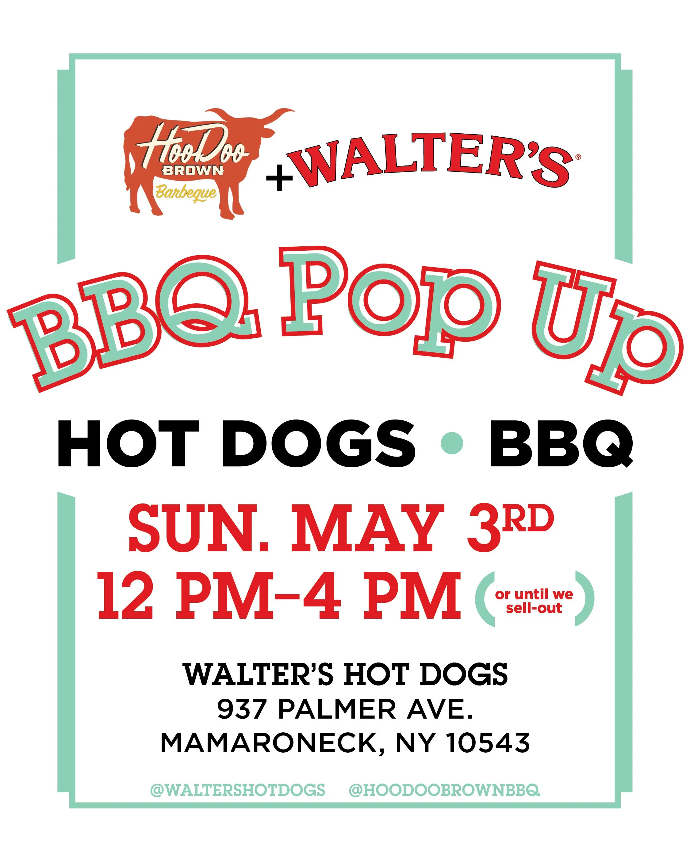 Hoodoo Brown Walters BBQ Pop Up