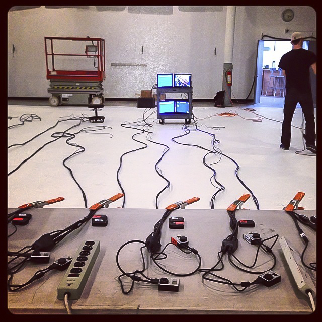 Seems simple to throw up a few GoPro's, but to monitor images, and power and ingest data was sorta like playing Whack-a-Mole with technical issues constantly challenging our sense of humor. Image from Robertsen Ashman