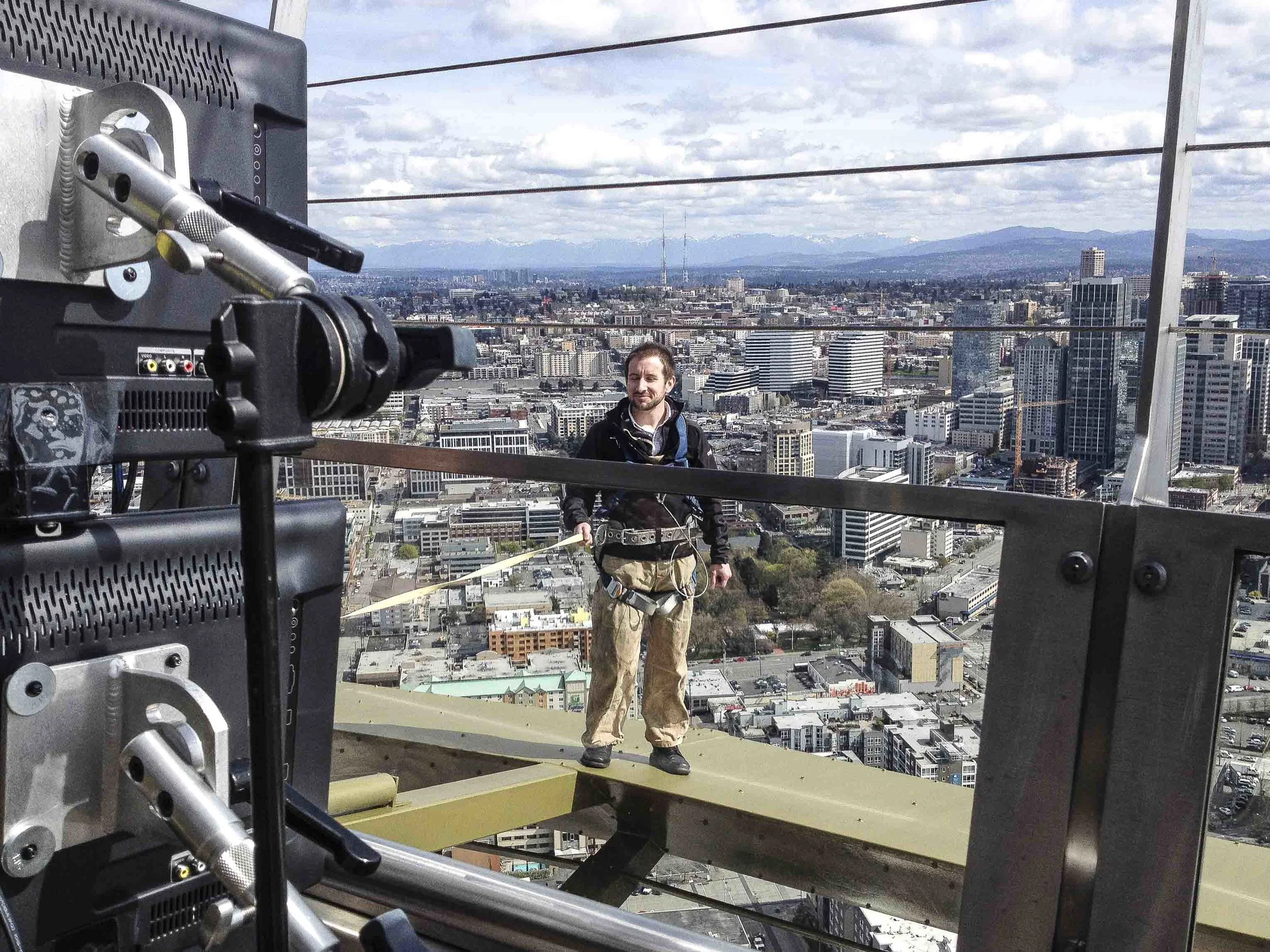 Despite our feeble attempts of trying his patience, Matt kept a smile on his face.&nbsp;