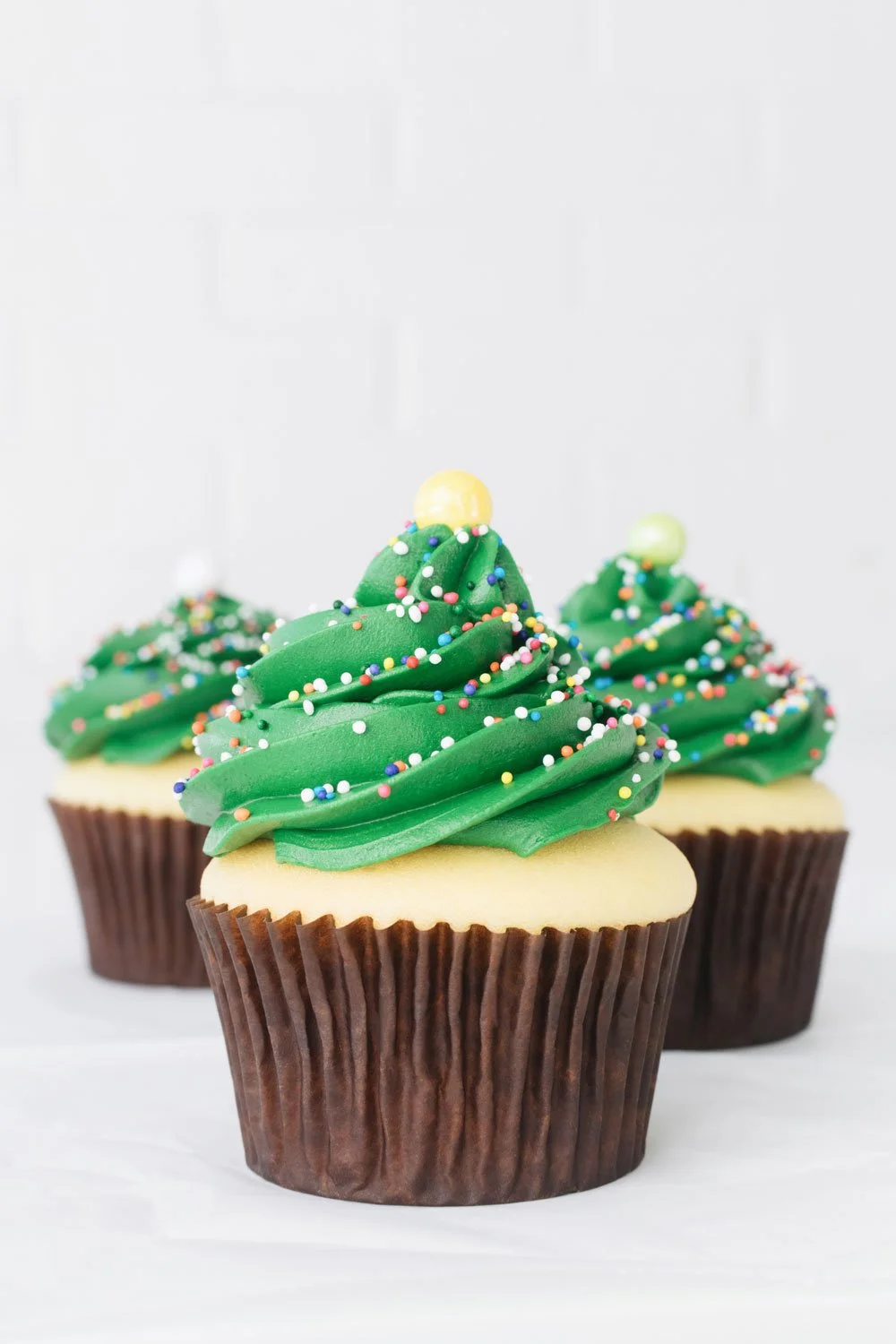 CHRISTMAS TREE—DECEMBER CUPCAKE OF THE MONTH #2