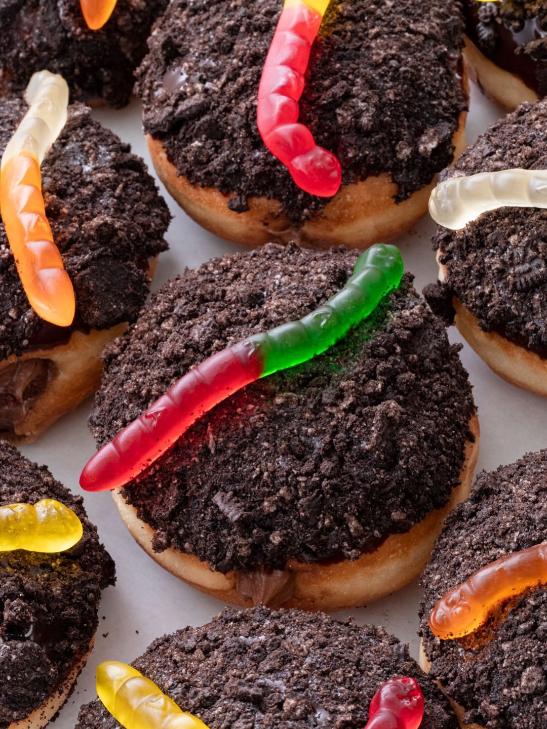 🍩 NEW LIMITED-TIME DOUGHNUT DROP 🍩

🍫🪱 Dirt is back 🍫🪱

Fluffy yeast doughnut
Chocolate custard filling
Chocolate ganache icing
Crushed Oreo wafers
Gummy worm

Here till sold out every day through 10/31.

#charlottenc #halloween #doughnuts #don