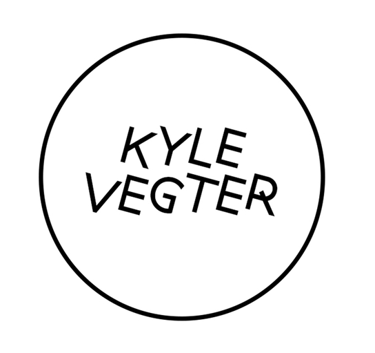 Logo and online identity for composer, producer and cellist Kyle Vegter. ( View site .)