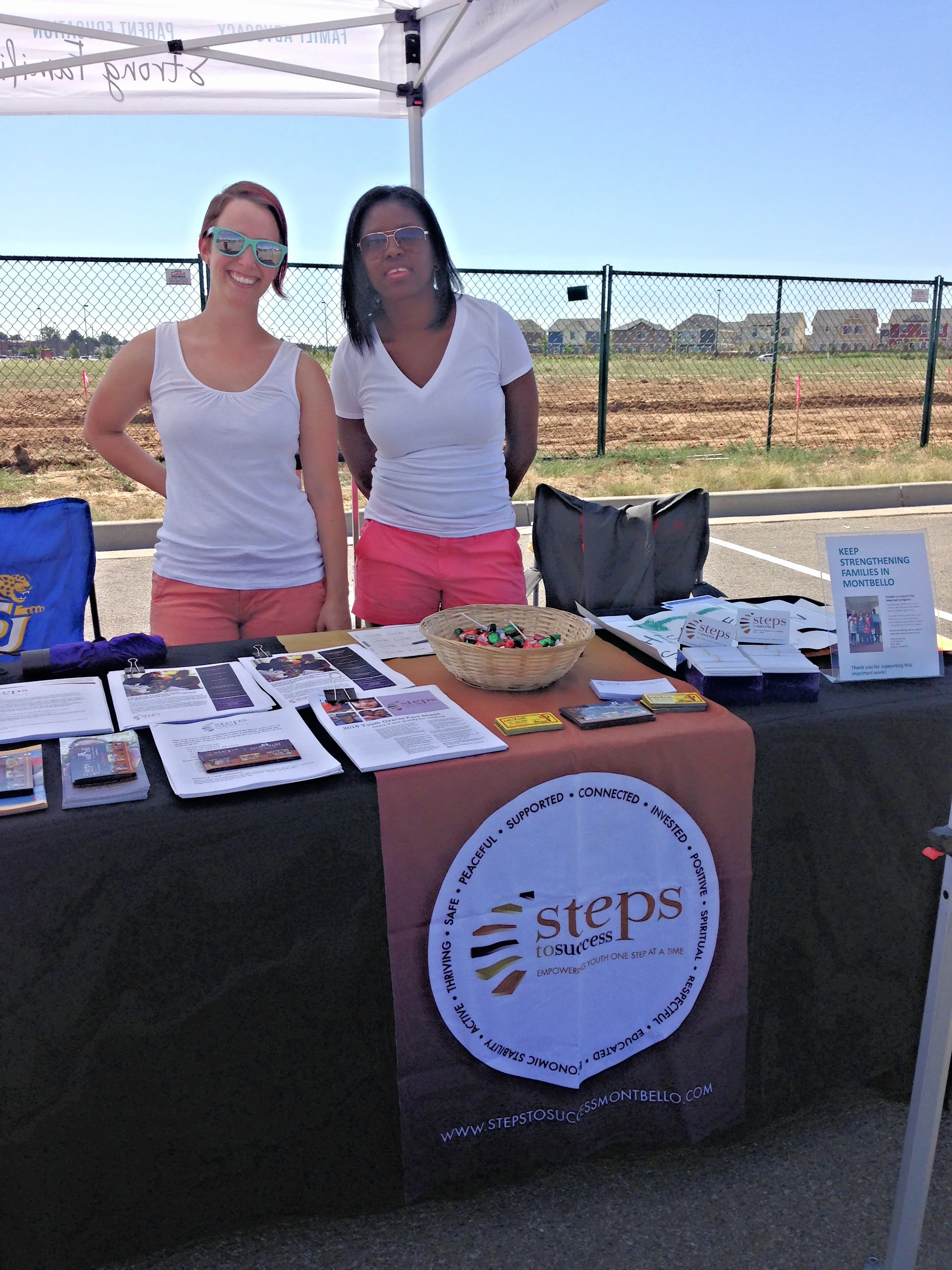  Rachel and Shelli at the 2015 Families Forward Resource Center 5K/Resource Fair. 