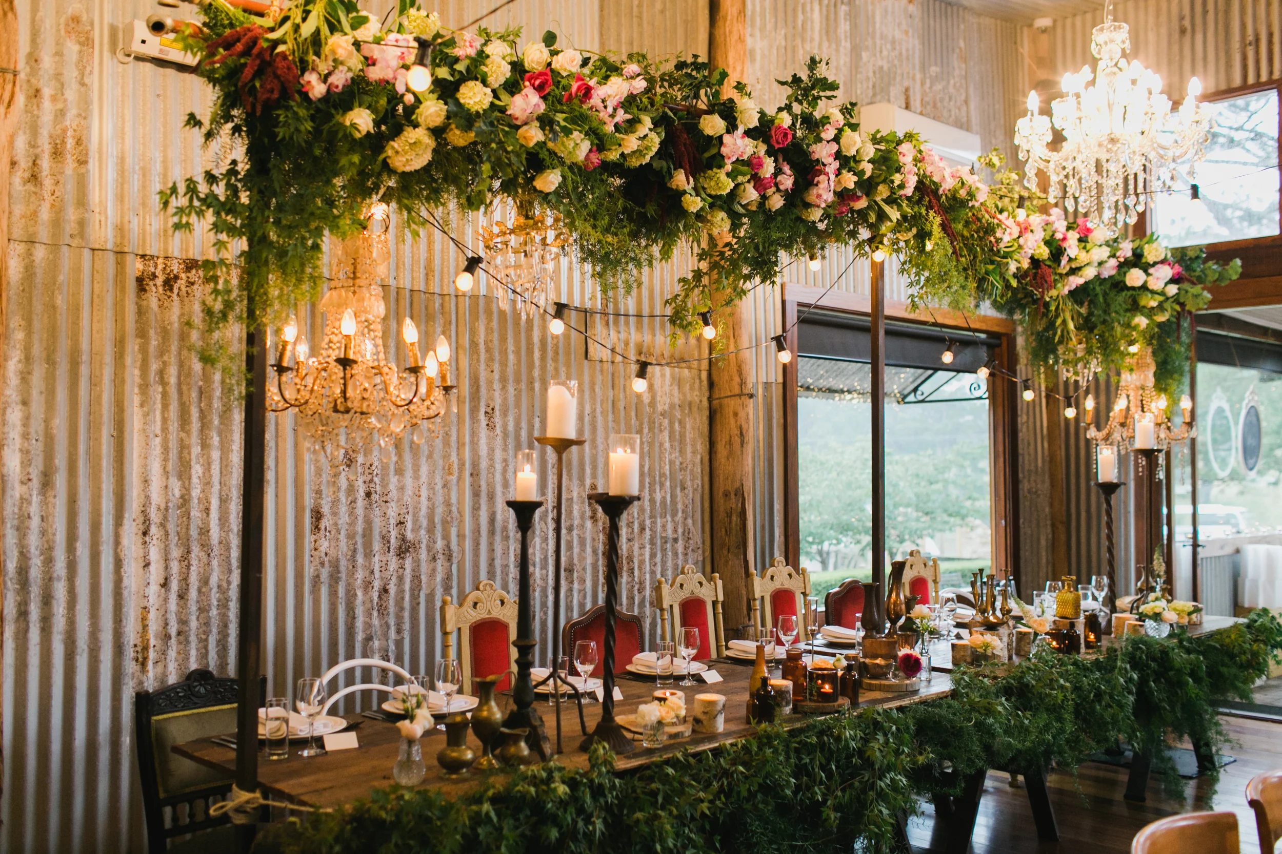 Top: (l) Holly Heider Chapple Flowers Image courtesy of Katie Stoops Photography (r) Isn't She Lovely Image courtesy of Set Free Photography Bottom: Merci Bouquet Image courtesy of John Benavente Photography