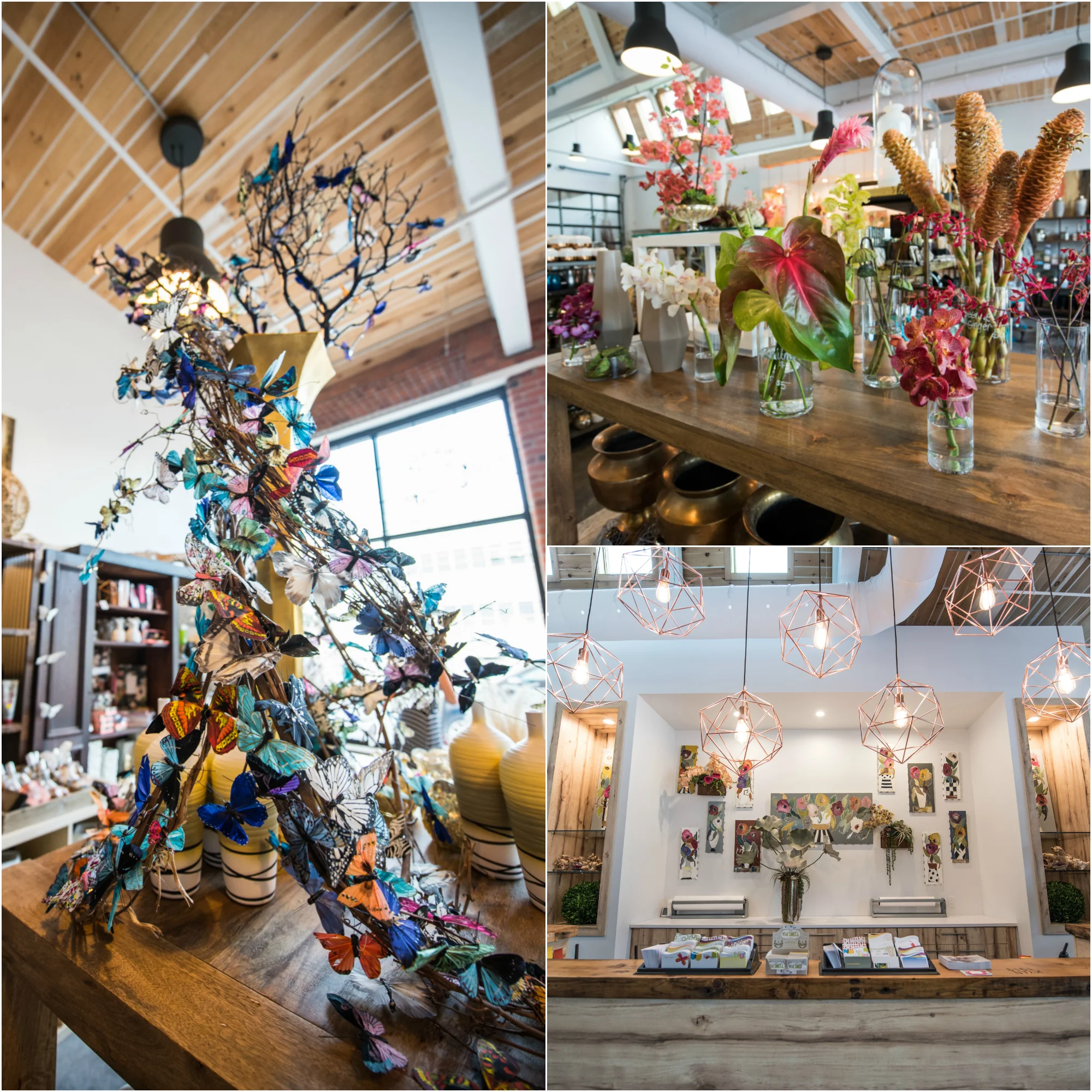 Stacy K Floral's new 2500 square foot location on Russell Street in Rochester, NY (Images courtesy of Freshedge Photography )