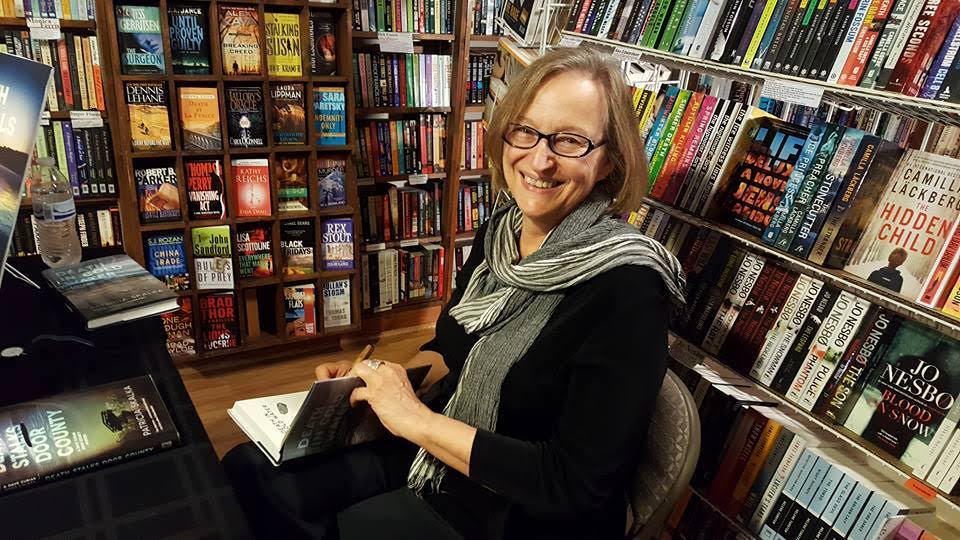 Signing books at Once Upon a Crime in Minneapolis, September 2016