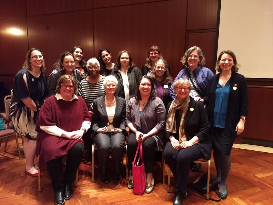 With the fantastic Sara Paretsky and other Sisters in Crime at the Chicago Literary Hall of Fame evening honoring Sara for her groundbreaking work as a woman crime writer, May 2019.