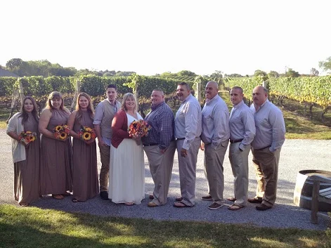 Kristen and Ron's North Fork Wedding at Pellegrini Vineyards