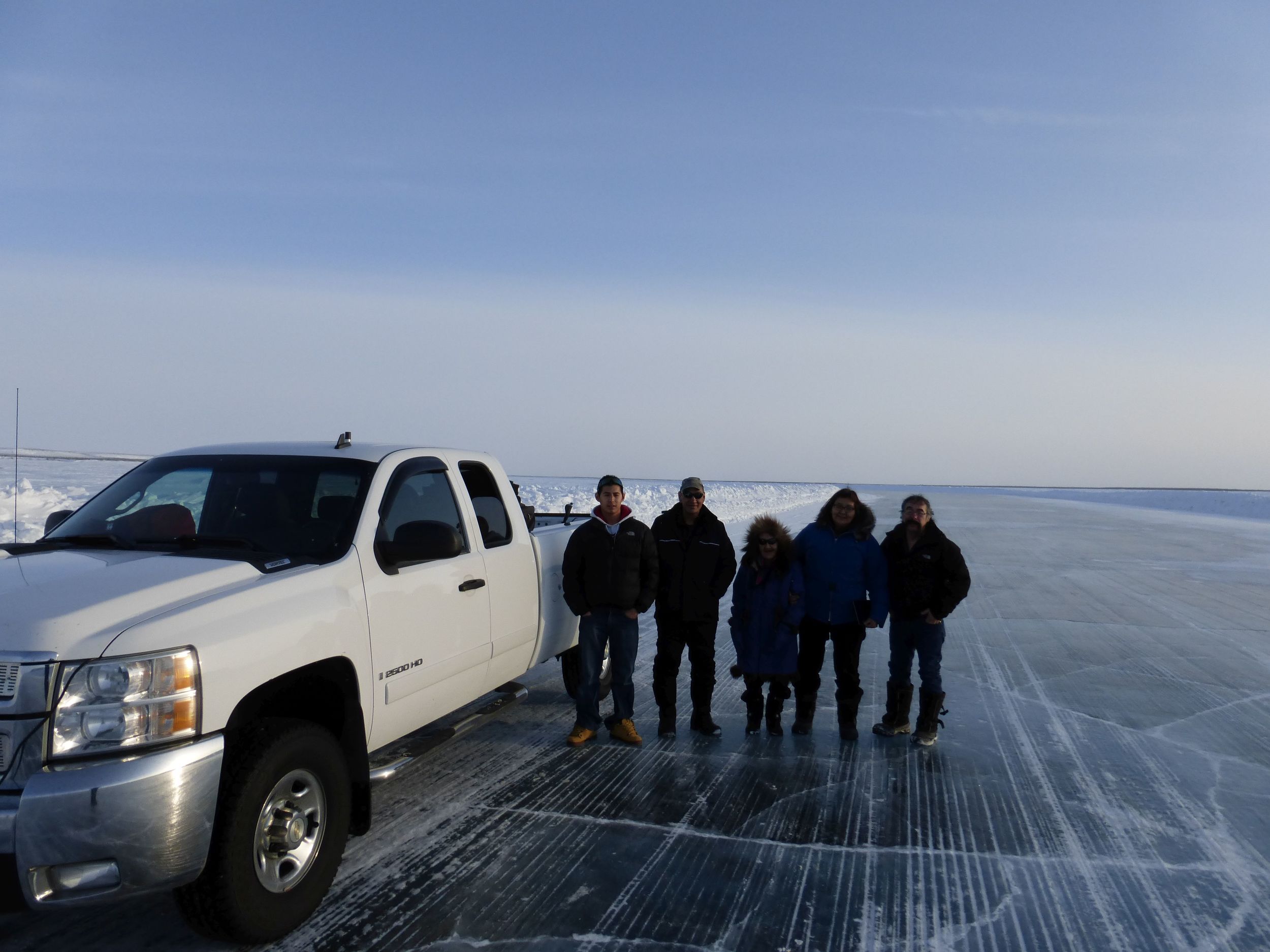 The Abraham and Nasogaluak families from Tuk