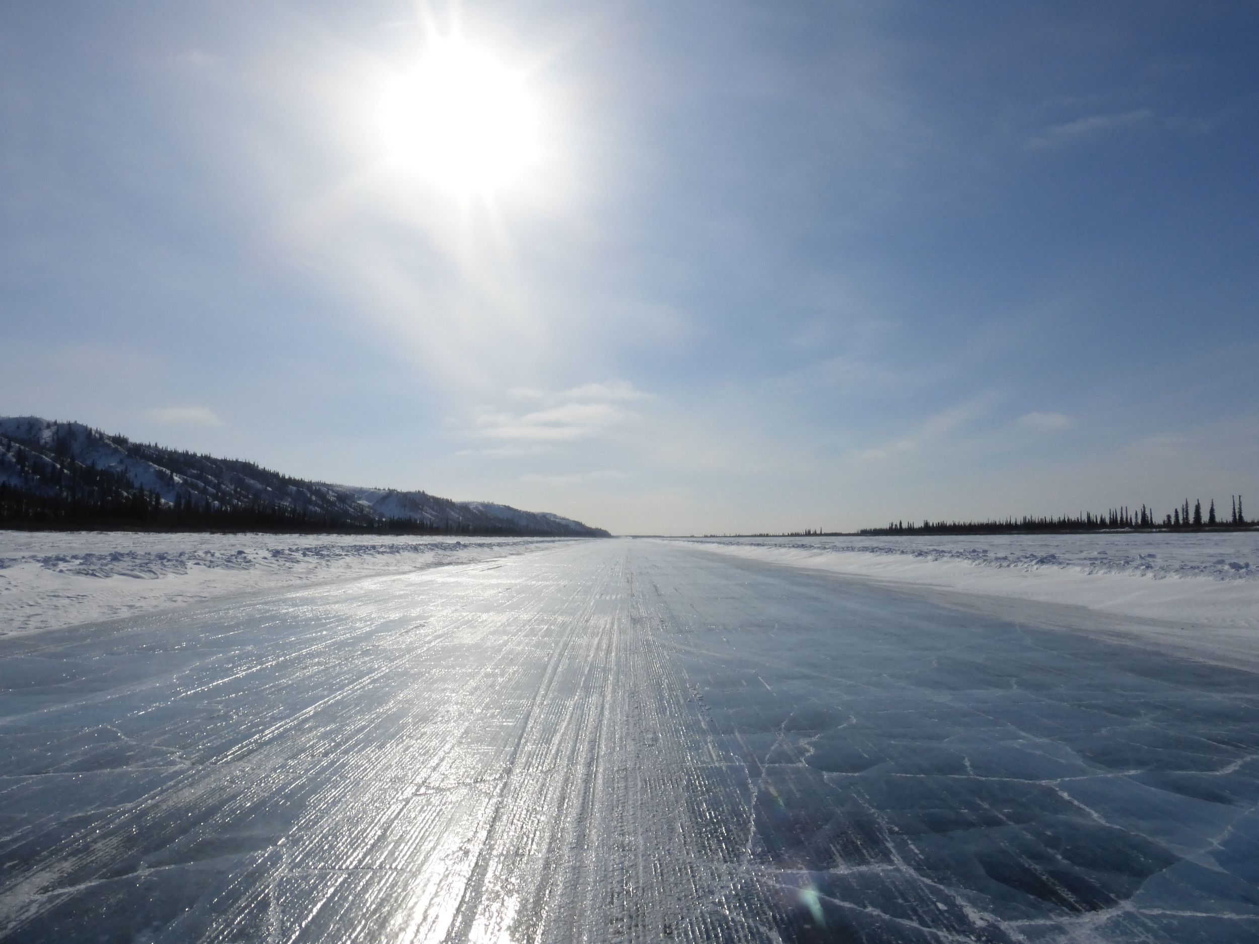 Don`t let the sun fool you, its -25.