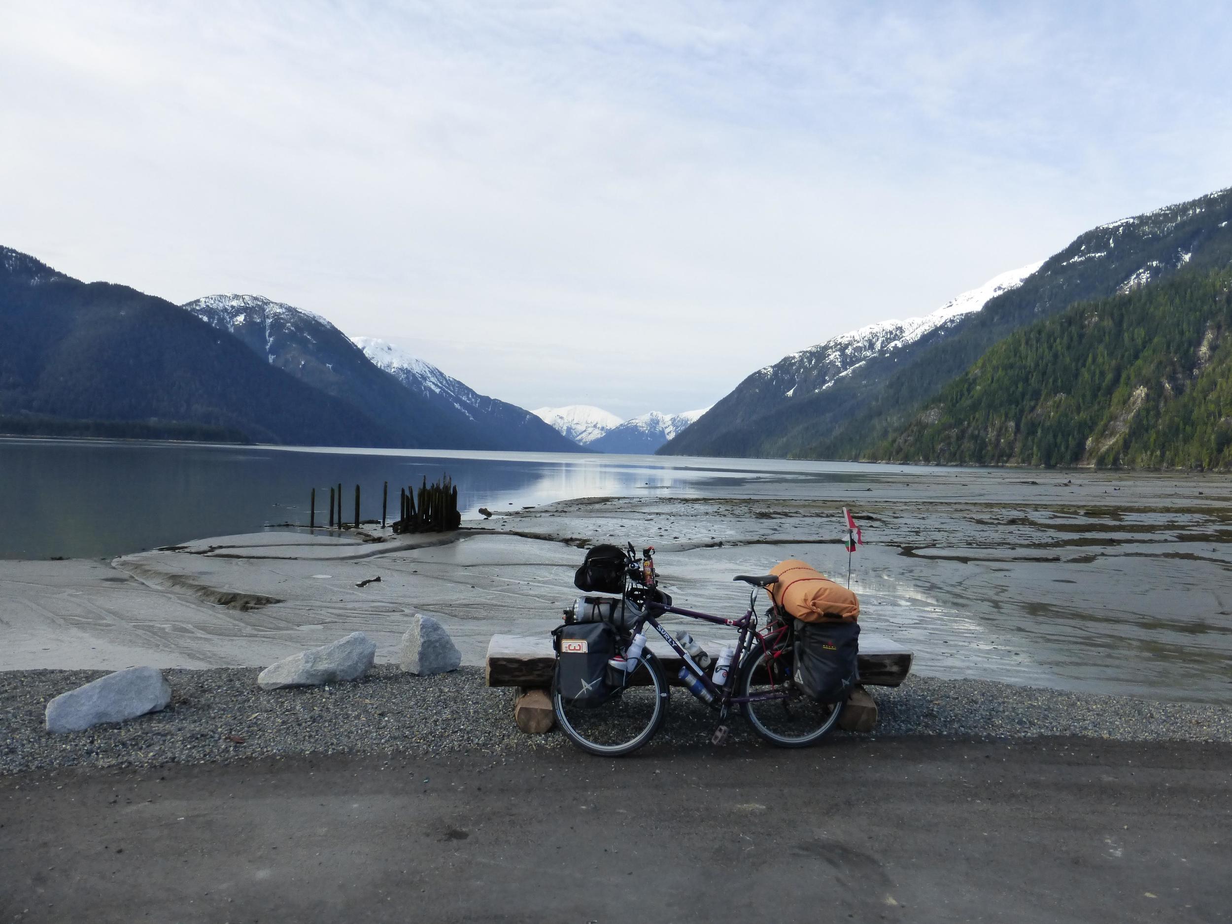 Alaska and the Pacific Ocean, if I decide not to go to Alaska in August, I still passed through a part of it. If I take the continental divide bike route, I will not see the Pacific for at least 2-3 months.