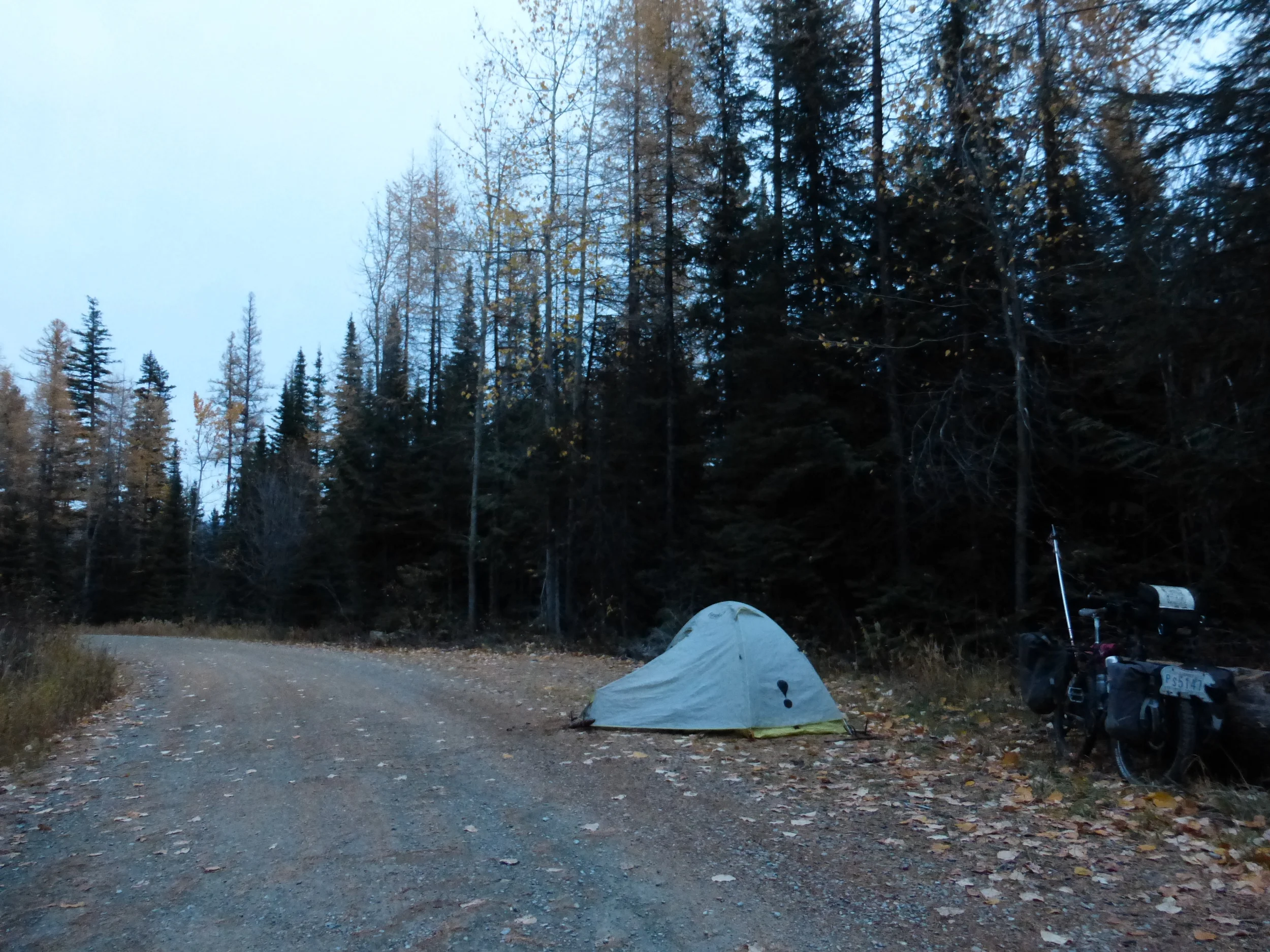 Living on the road, literally.