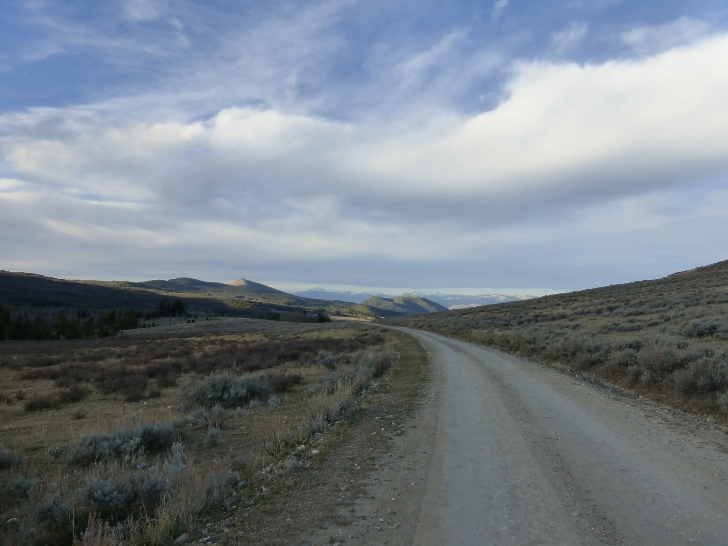After crossing the Divide