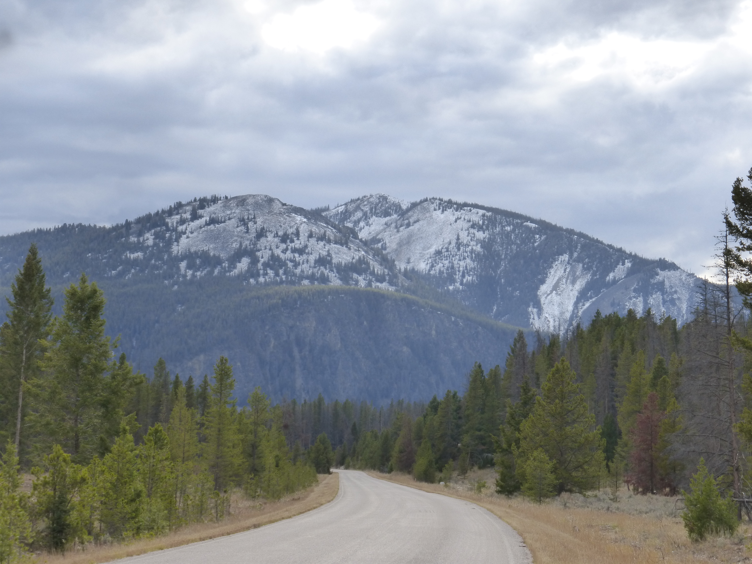 Despite the headwind, riding into the Pioneer mountains was amazing!