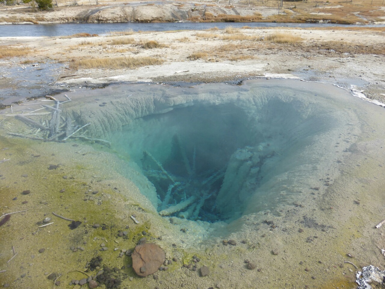 One of the main features of Yellowstone is it's geysers, a lot more to come!