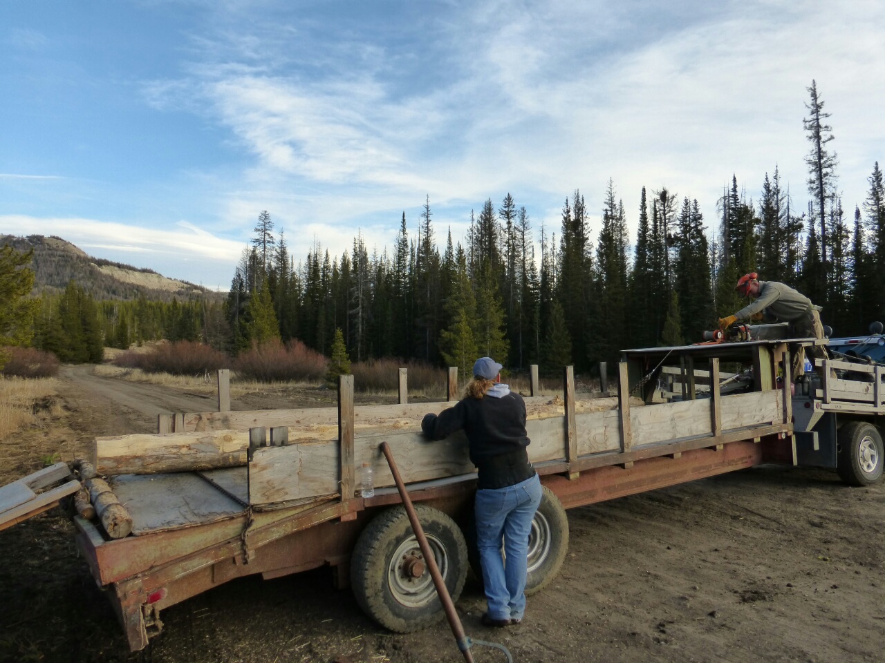 I didn't manage to take a shot of the logs stack but it will be in the video!
