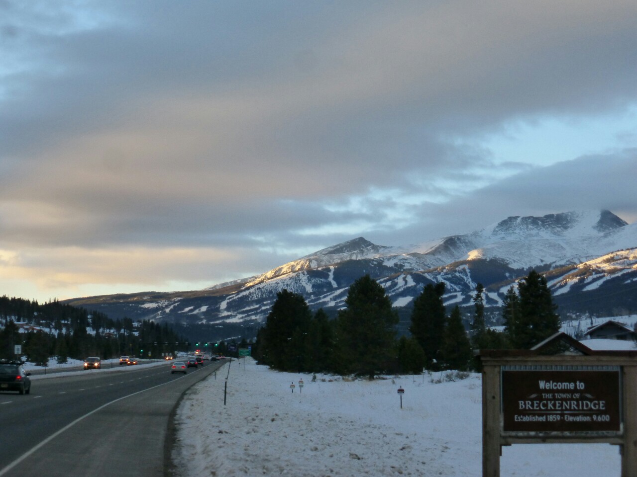 The ski town of Breckenridge