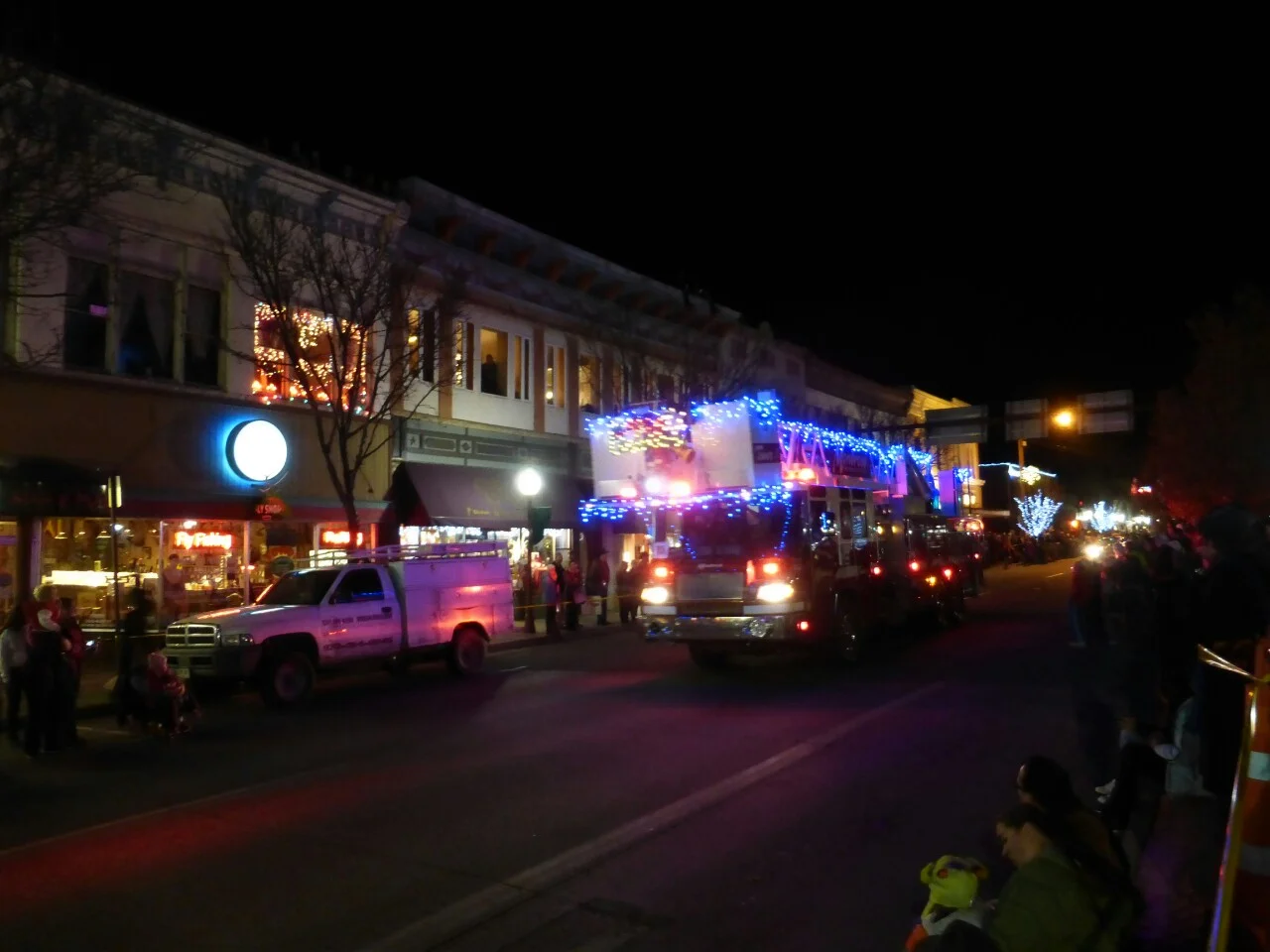 With all emergency vehicles part-taking in the Montrose parade, a fire would result in some interesting rescues!