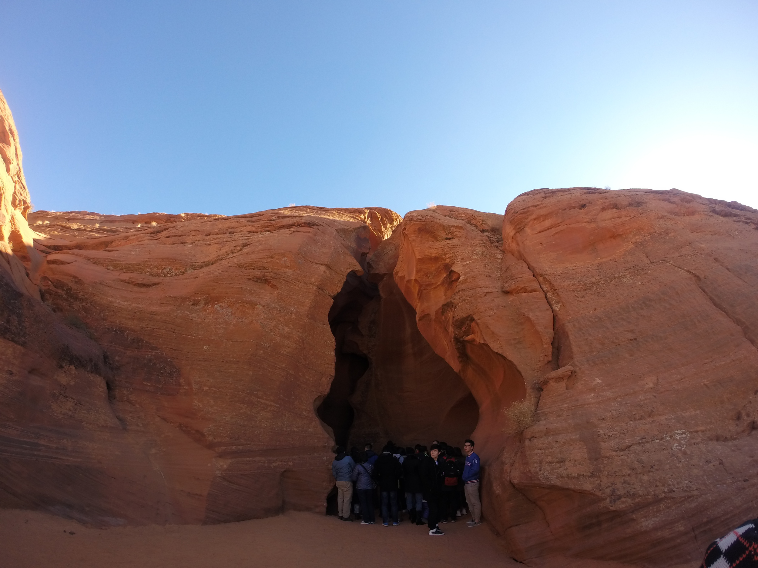 How many tourists can you fit in a narrow canyon?