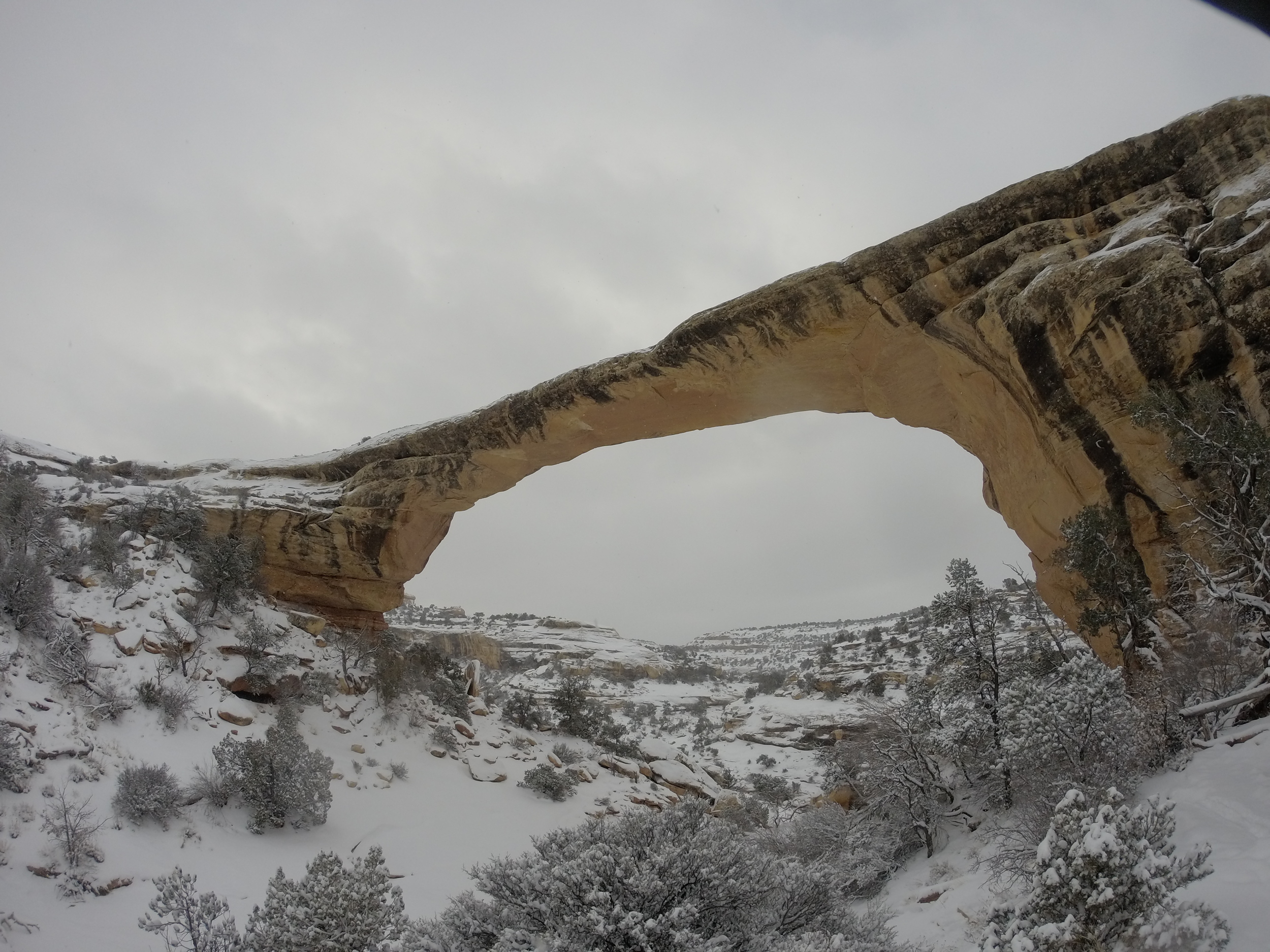 Natural Bridges, my thumb makes a guest appearance on top right corner!