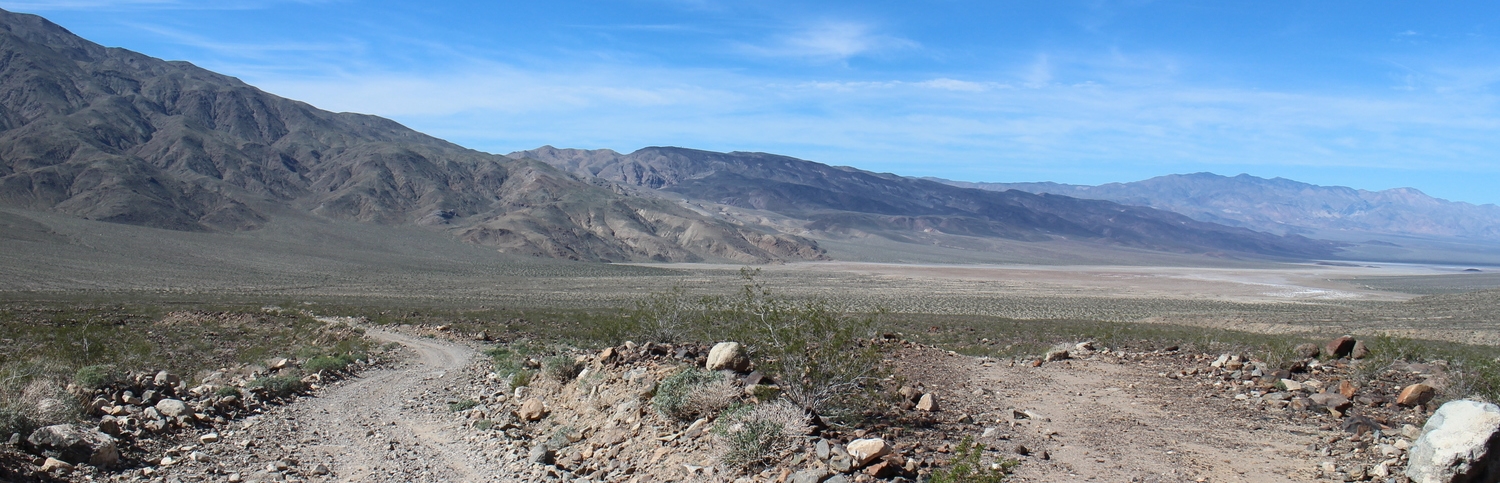 The road to Panamint Valley