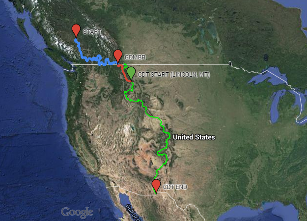 Route for summer 2015 (see below)