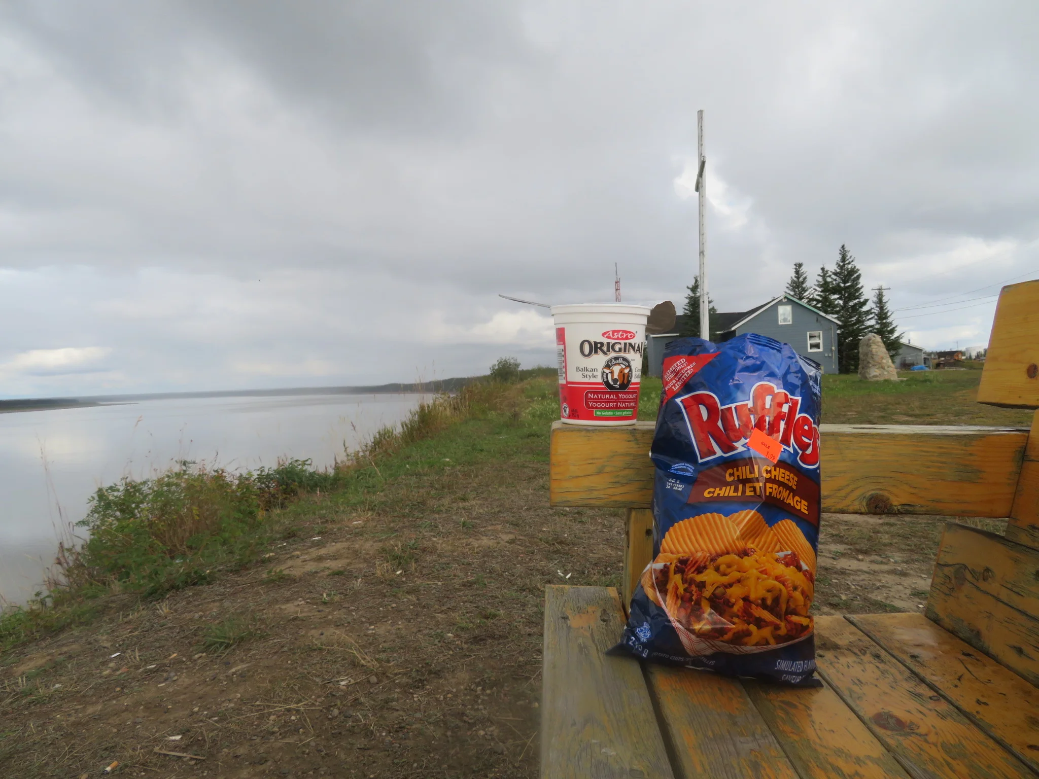 Second lunch, those chips also double up as a pretty decent firestarter!