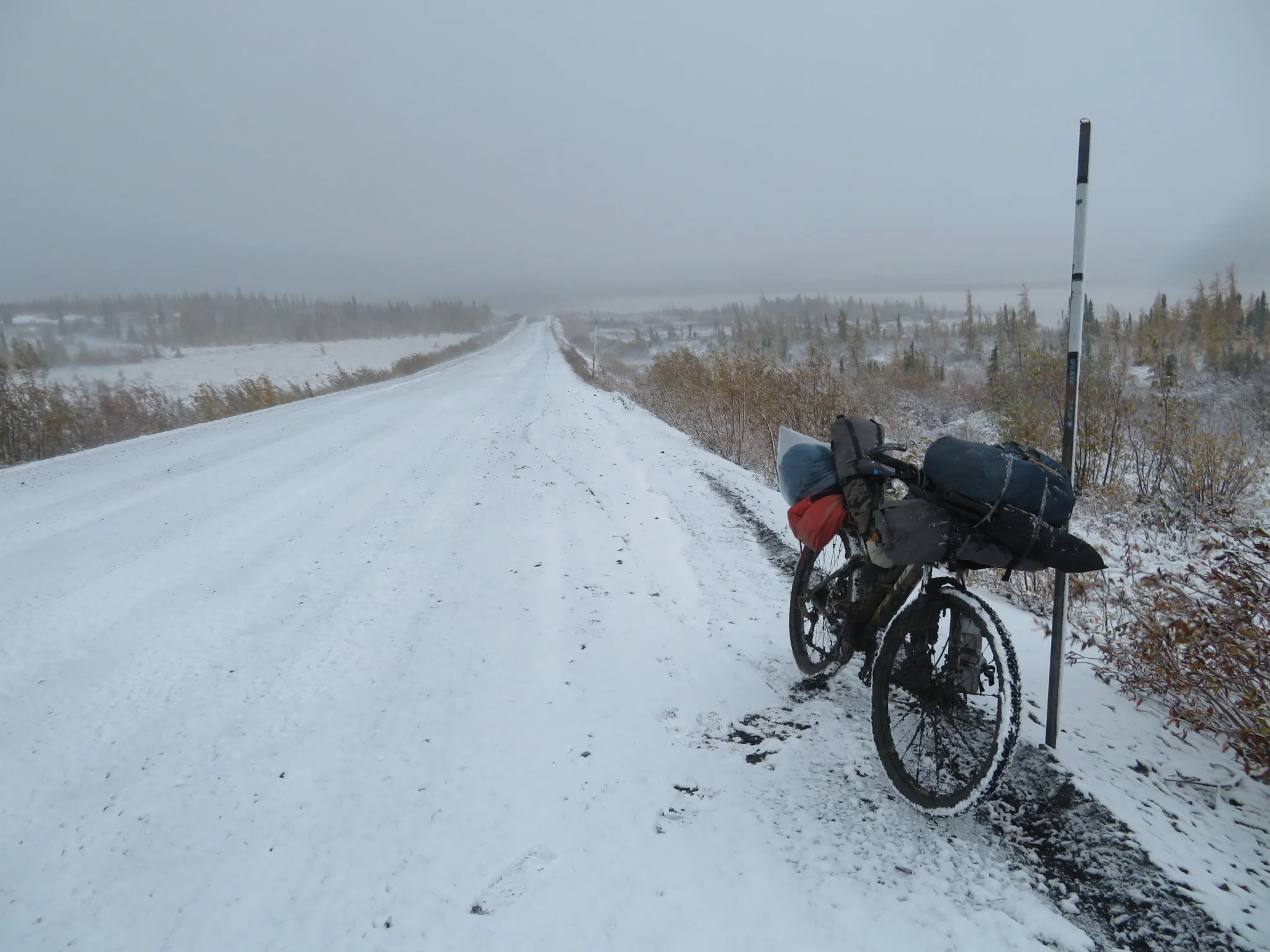 last shot of the bike before leaning it on something was even remotely possible