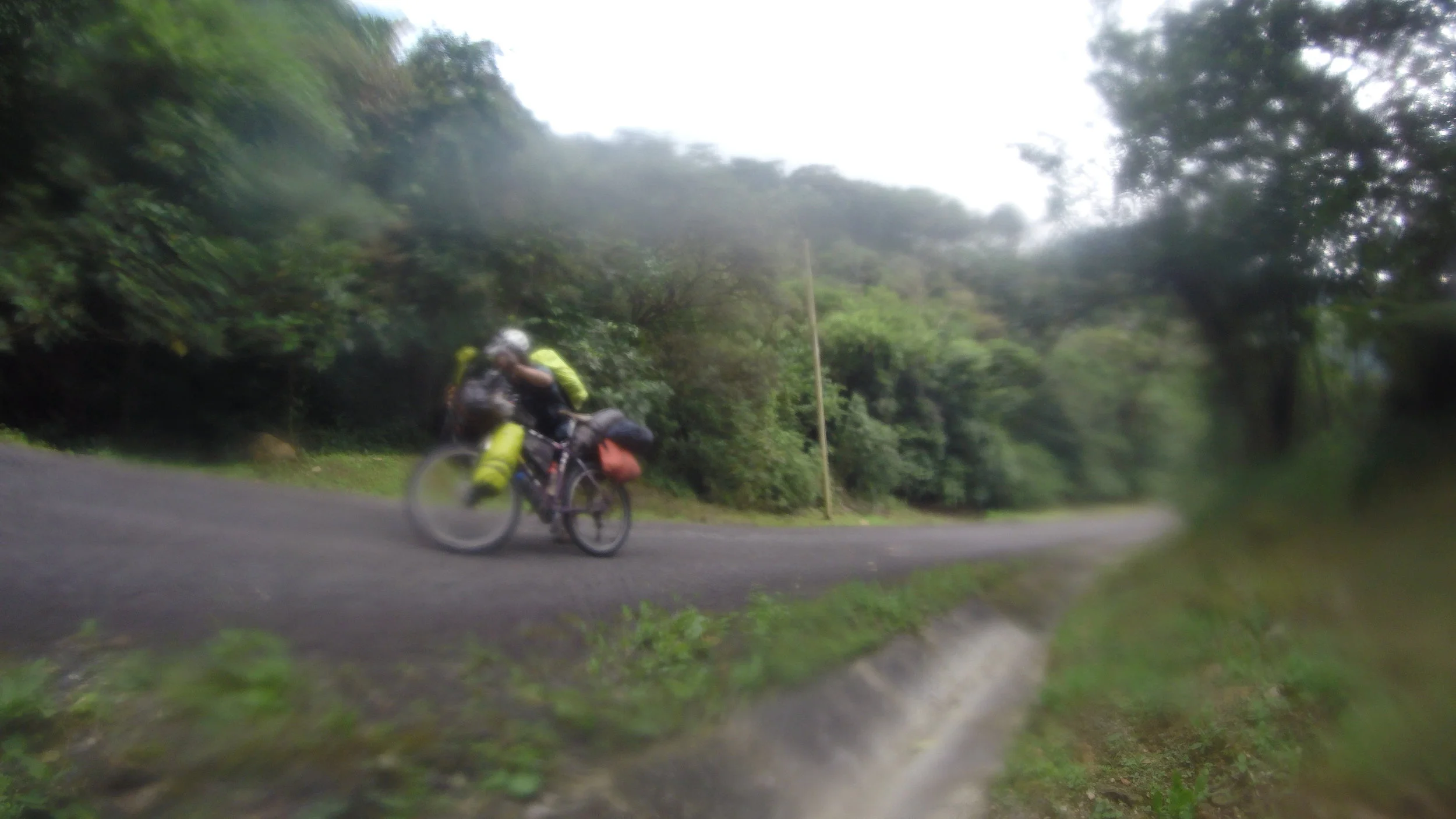even Costa Rica's vertical roads couldnt compare. I had to zig-zag to be able to go up, if it was any more wet I wouldn't be able to get a grip