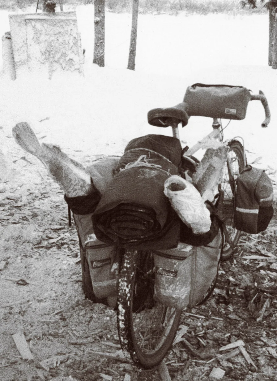 sometime in the 90s in the cold canadian north - photo by Bart